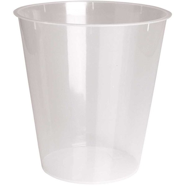 Focus Polypropylene Liner for 9 Qt. and 11 Qt. Wastebaskets in Frost, 12PK BS-WPL1